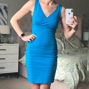 Express Blue Bodycon Bandage dress size XXS
